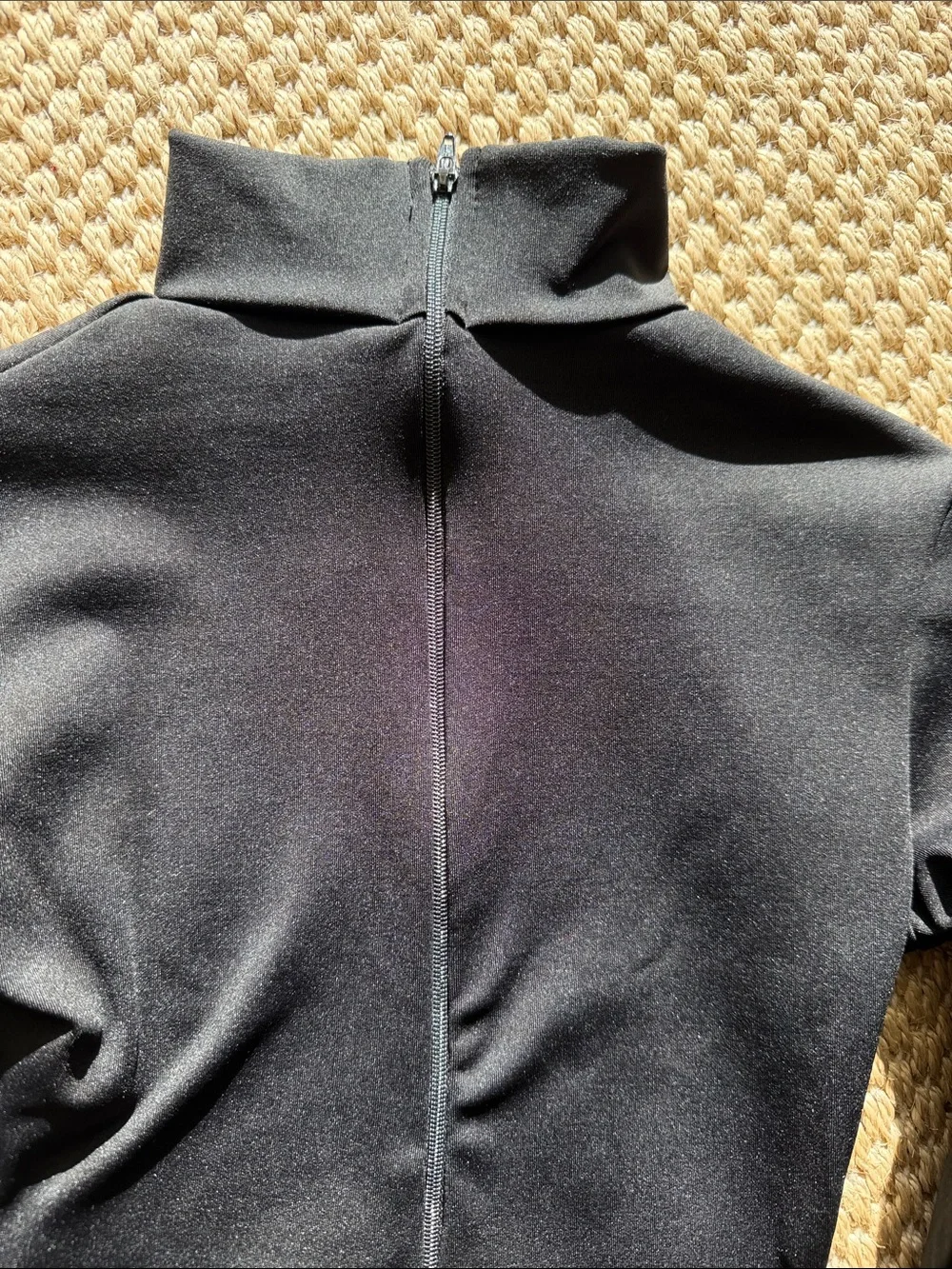 Black Turtleneck Long-Sleeve Kids One-Piece Ballet Leotard size child medium